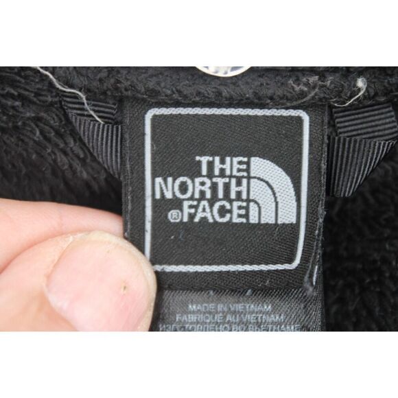The North Face black jacket Girls size 7/8 Fuzzy - Picture 8 of 10